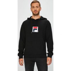 Fila - Bluza. Czarne bluzy męskie marki Fila, z nadrukiem, z bawełny. Za 339.90 zł.