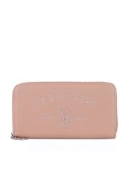 U.S. Polo Assn. Portfel WIUXT8413WVP Beżowy. Brązowe portfele damskie U.S. Polo Assn., bez wzorów, z tworzywa sztucznego. Za 139.99 zł.