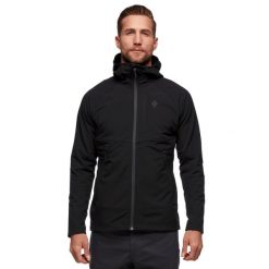 Bluza z kapturem trekkingowa męska Black Diamond Element. Czarne bluzy męskie Black Diamond, m, bez wzorów, z kapturem, trekkingowe. Za 494.99 zł.