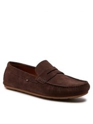 Tommy Hilfiger Mokasyny Casual Hilfiger Suede Driver FM0FM04998 Brązowy. Brązowe mokasyny męskie Tommy Hilfiger, ze skóry, casualowe. Za 359.99 zł.