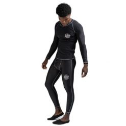 Legginsy Benlee Abington PU. Czarne legginsy sportowe męskie BENLEE, bez wzorów, na jogę i pilates. Za 210.00 zł.