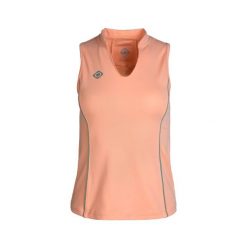 Koszulka Montana Padel – elastyczna, oddychająca i szybkoschnąca. Czerwone koszulki sportowe damskie IZAS, s, bez wzorów, z materiału, bez kołnierzyka, bez ramiączek. Za 204.30 zł.