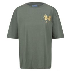 T-shirt Damski Motyl Nadruk Na Plecach Christian Lacroix Bellegarde. Zielone koszulki sportowe damskie Regatta, xs, bez wzorów, bez kołnierzyka, bez ramiączek. Za 71.99 zł.