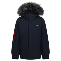 Kurtka Przeciwdeszczowa Dla Chłopca Pikowana Braddan. Niebieskie kurtki i płaszcze dla chłopców Trespass, bez wzorów, z puchu, sportowe, bez kaptura. Za 254.99 zł.