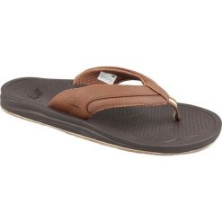 Brązowe Japonki New Balance M M6080BR. Brązowe klapki męskie New Balance, z materiału. W wyprzedaży za 199.00 zł.