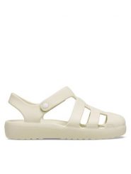 Crocs Sandały Classic Fisherman T 210626 Beżowy. Brązowe sandały dziewczęce Crocs, z tworzywa sztucznego, bez zapięcia. Za 129.99 zł.