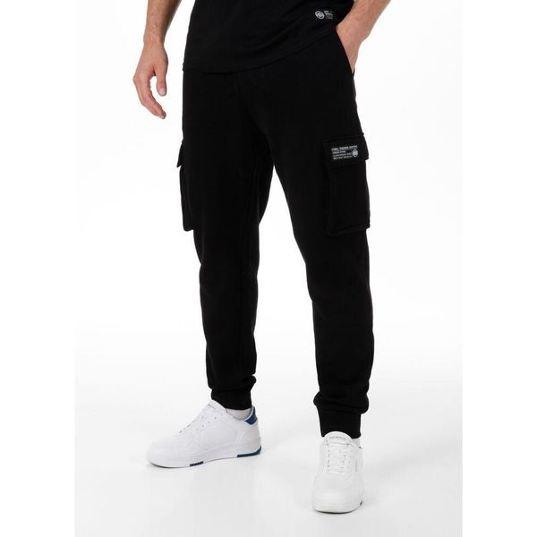 Spodnie męskie Cypress Sport. Czarne spodnie sportowe męskie PITBULL, m, bez wzorów. Za 229.00 zł.