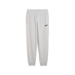 Damskie spodnie dresowe z małym logo No.1 ESS PUMA Light Gray Heather. Czarne spodnie dresowe damskie Puma, m, bez wzorów, z dresówki. Za 149.99 zł.