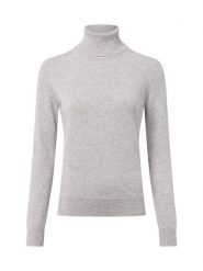 Franco Callegari Sweter z kaszmiru Kobiety Kaszmir szary, XL. Szare swetry damskie Franco Callegari, xl, bez wzorów, z kaszmiru, bez kołnierzyka, bez ramiączek, bez kaptura. Za 499.95 zł.