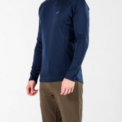 Astro - męska koszulka 100% wełna merino z zamkiem (195 g/m²). Niebieskie koszulki sportowe męskie WOOLONA, m, bez wzorów, z wełny, bez kołnierzyka, bez ramiączek, trekkingowe. W wyprzedaży za 324.00 zł.