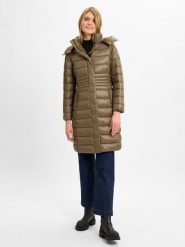 JOOP! Pikowany płaszcz Kobiety brązowy|złoty, 36. Brązowe płaszcze damskie JOOP!, bez wzorów, eleganckie, bez kaptura. Za 949.95 zł.