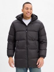 Tommy Jeans kurtka puchowa Mężczyźni czarny, XL. Czarne kurtki męskie Tommy Jeans, m, bez wzorów, z jeansu, bez kaptura. Za 1,299.95 zł.