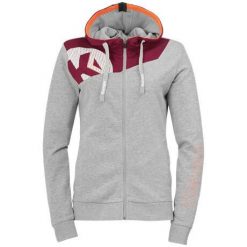 Kurtka damska Kempa Core 2.0. Czerwone bluzy sportowe damskie Kempa, xl, bez wzorów, bez kaptura. W wyprzedaży za 241.50 zł.