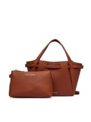 Valentino Torebka Medea VBS9Q804 Brązowy. Brązowe torebki do ręki damskie Valentino, bez wzorów, ze skóry, bez dodatków. Za 649.99 zł.