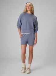 4F Spodenki dresowe damskie - denim XS. Niebieskie szorty damskie 4f, na lato, xs, bez wzorów, z denimu. Za 89.99 zł.