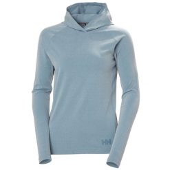 Bluza damska Helly Hansen Tyri. Niebieskie bluzy damskie Helly Hansen, uniwersalny, bez wzorów, bez kaptura. Za 422.00 zł.