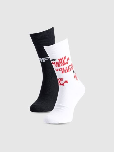 4F Skarpety casual za kostkę (2-pack) uniseks - multikolor 35-38. Skarpety męskie 4f, bez wzorów, z materiału. Za 59.99 zł.
