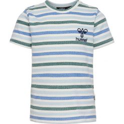 T-shirt dla chłopca Hummel Torini. Białe t-shirty dla chłopców Hummel, bez wzorów, z bawełny, bez ramiączek. Za 172.50 zł.