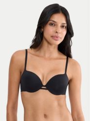 Triumph Biustonosz z fiszbiną Body Make-Up Illusion 10226399 Czarny. Czarne biustonosze Triumph, bez wzorów, z syntetyku. Za 189.99 zł.