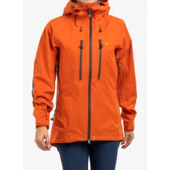 Kurtka zimowa damska Fjallraven Bergtagen Eco-Shell Jacket. Brązowe kurtki damskie Fjällräven, bez wzorów, bez kaptura, narciarskie. Za 1,815.99 zł.