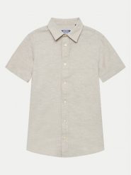Jack & Jones Junior Koszula 12248938 Szary Regular Fit. Szare koszule dla chłopców Jack & Jones Junior, bez wzorów, z bawełny, bez kołnierzyka, bez ramiączek. Za 79.99 zł.