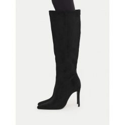 Kozaki Nine West. Czarne kozaki damskie Nine West, bez obcasa, na szpilce. Za 379.99 zł.