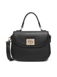 Nine West Torebka CEO-TENNESSEE-LDA8205 Czarny. Czarne torebki do ręki damskie Nine West, bez wzorów, z materiału, bez dodatków. Za 229.99 zł.