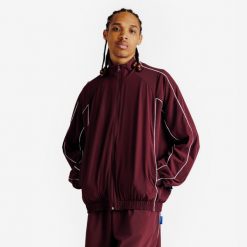 Bluza dresowa męska Heritage. Fioletowe bluzy sportowe męskie Decathlon, l, bez wzorów, z dresówki, bez kaptura. Za 129.99 zł.