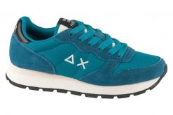 Buty sportowe Sneakersy damskie, SUN68 Ally Solid. Niebieskie obuwie sportowe damskie SUN68, bez wzorów, z materiału, trekkingowe. Za 399.99 zł.