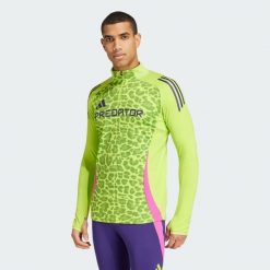 Bluza Generation Predator Training. Czerwone bluzy męskie Adidas, l, bez wzorów, z materiału, bez kaptura, na fitness i siłownię. Za 283.05 zł.