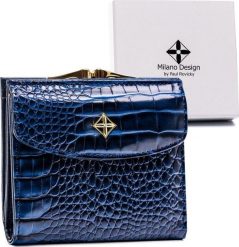 Milano Design Mały portfel damski na bigiel i zatrzask - Milano Design NoSize. Portfele damskie MILANO DESIGN, bez wzorów. Za 80.38 zł.