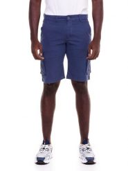 Szorty lekka z bawełna z kieszenie na co dzień. Niebieskie krótkie spodenki sportowe męskie LEONE 1947 APPAREL, xs, bez wzorów, z bawełny, na fitness i siłownię. Za 84.16 zł.