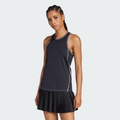 Koszulka Club Tennis Climacool Tank. Czarne koszulki sportowe damskie Adidas, m, bez wzorów, bez kołnierzyka, bez ramiączek, tenisowe, climacool (adidas). Za 149.00 zł.