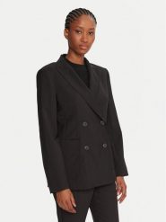 Weekend Max Mara Marynarka Ornati 2525046012 Czarny Slim Fit. Czarne żakiety damskie Weekend Max Mara, bez wzorów, z wełny. Za 1,539.00 zł.