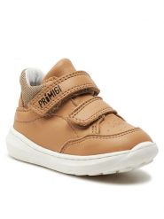 Primigi Sneakersy 5906611 Brązowy. Brązowe buty sportowe chłopięce Primigi, bez wzorów, ze skóry, bez zapięcia. Za 179.99 zł.