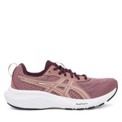 Buty do biegania Asics. Czerwone obuwie sportowe damskie Asics, bez wzorów, do biegania. Za 319.99 zł.