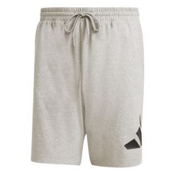 Szorty adidas Essentials Big Logo. Szare krótkie spodenki sportowe męskie Adidas, l, bez wzorów, z materiału. Za 160.10 zł.