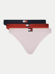 Tommy Hilfiger Komplet 3 par fig klasycznych UW0UW05985 Kolorowy. Figi damskie Tommy Hilfiger, xs, bez wzorów, z bawełny. Za 109.99 zł.