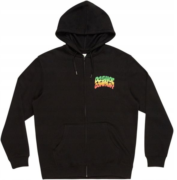 DC Hot Box Zip Hoodie ADYSF03146-KVJ0 Czarne XXL. Czarne bluzy męskie DC Shoes, m, bez wzorów, bez kaptura. Za 156.83 zł.