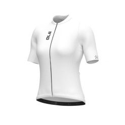Koszulka rowerowa damska Alé Cycling Solid Color Block 2.0. Białe koszulki sportowe damskie ALÉ CYCLING, m, bez wzorów, bez kołnierzyka, bez ramiączek, rowerowe. Za 404.99 zł.