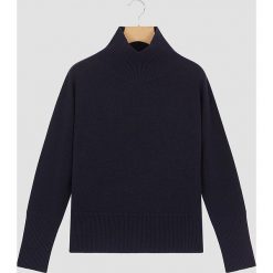Sweter w kolorze granatowym. Niebieskie swetry damskie Rodier, s, bez wzorów, bez kołnierzyka, bez ramiączek, bez kaptura. W wyprzedaży za 172.95 zł.