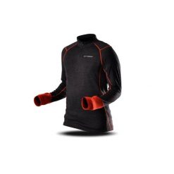 Bluza Trimm CLINIC. Brązowe bluzy męskie TRIMM, na zimę, bez wzorów, z polaru, bez kaptura. W wyprzedaży za 119.00 zł.