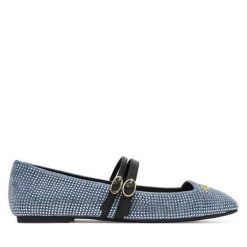 Baleriny Liu Jo. Niebieskie baleriny damskie Liu Jo, bez wzorów, bez obcasa. Za 629.99 zł.