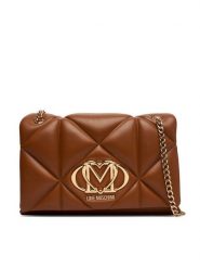 LOVE MOSCHINO Torebka JC4041PP1OLC0200 Brązowy. Brązowe torebki do ręki damskie Love Moschino, bez wzorów, ze skóry, bez dodatków. Za 1,029.00 zł.