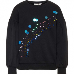 Bluza "Rita" w kolorze granatowym. Niebieskie bluzy dla dziewczynek Name it Kids, z bawełny. W wyprzedaży za 72.95 zł.