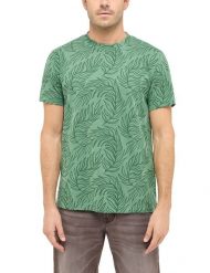 Męski T-Shirt Mustang Style Austin Painted Palms 1016285 12713. T-shirty męskie Mustang, m, bez wzorów, bez kołnierzyka. Za 69.99 zł.