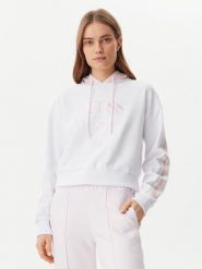 Guess Bluza V5GQ17 KCRT1 Biały Regular Fit. Białe bluzy damskie Guess, xl, z aplikacjami, z syntetyku, bez kaptura. Za 209.99 zł.