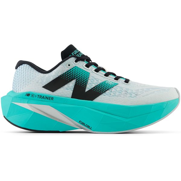 Buty damskie New Balance FuelCell SuperComp Trainer v3 WRCXLW4 – niebieskie. Niebieskie obuwie sportowe damskie New Balance, bez wzorów, z gumy, do biegania. Za 599.99 zł.