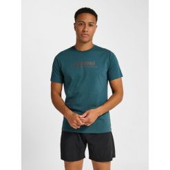 Koszulka Hummel Pulse Graphic. Niebieskie buty sportowe męskie Hummel, bez zapięcia, na fitness i siłownię. Za 179.50 zł.