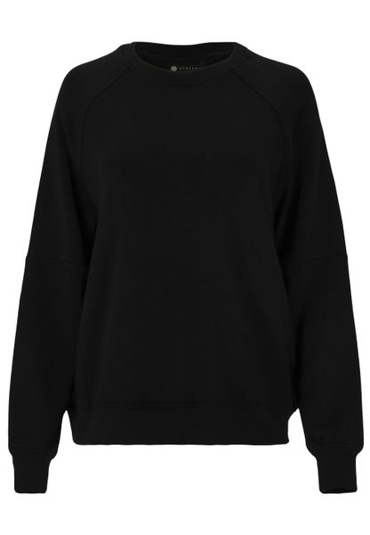 Bluza damska Athlecia Jacey. Czarne bluzy damskie Endurance, bez wzorów, z dresówki, bez kaptura, na fitness i siłownię. Za 237.05 zł.